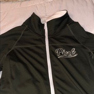 PINK green zip up